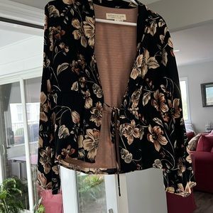 Woman’s floral shirt